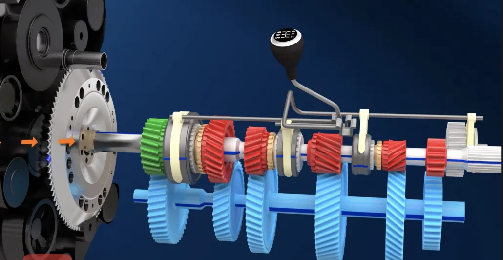 clutch pressure plate applying and releasing force during gear shifts